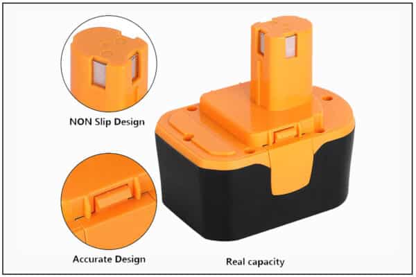 12V 2.0Ah NiCd battery for Ryobi 1400652 1400670 - Image 3