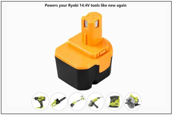 Ni-Cd NI-MH 14.4V 3.0Ah for Ryobi Power Tool Battery - Image 4