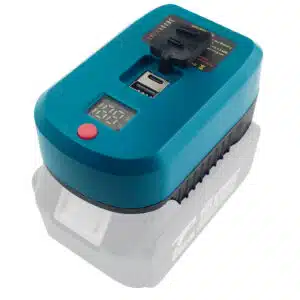 portable Makita battery charger adapter for charging mobile phones