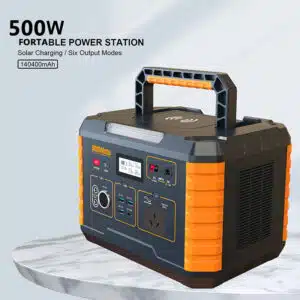 500W Portable Power Station Solar Generator Energy Storage
