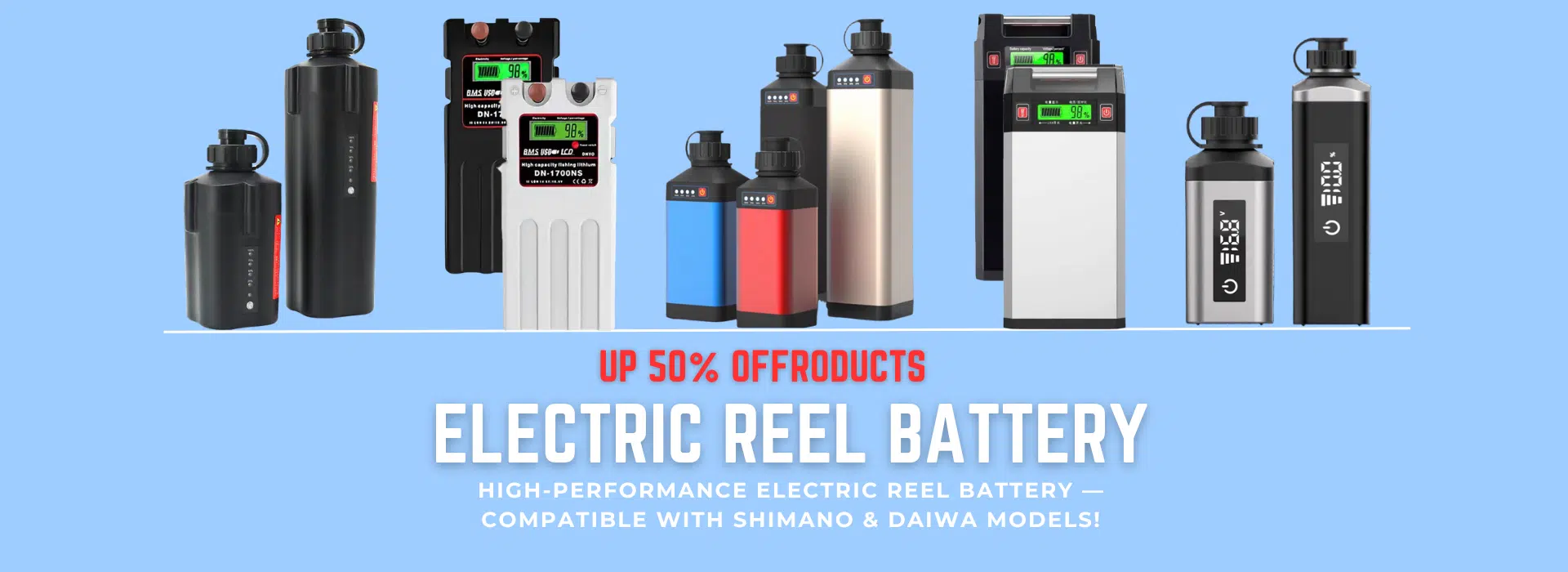 electric reel battery